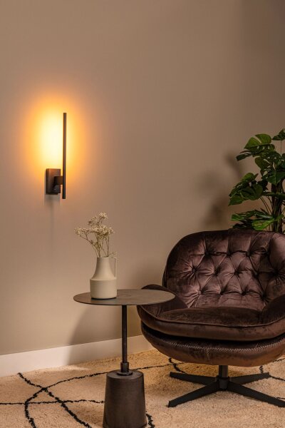 LED Wandlampe flexibel Schwarz USB-C H:48 cm 2700 K