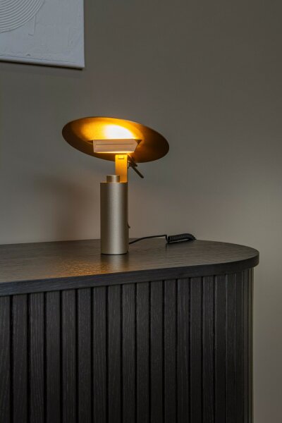 LED Tischlampe verstellbar Gold 29,5 cm 3000 K indirekt