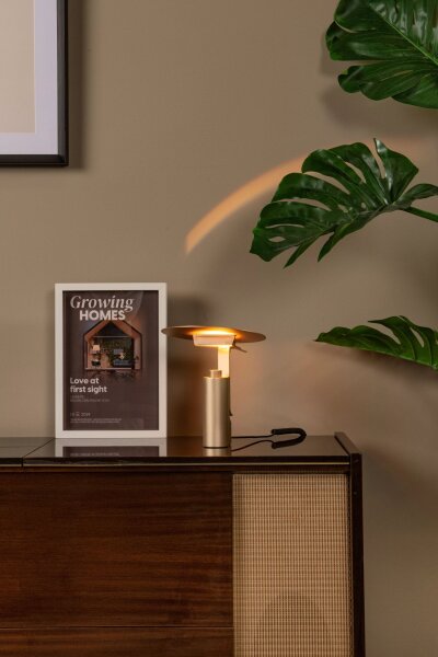 LED Tischlampe verstellbar Gold 29,5 cm 3000 K indirekt