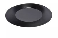 LED Deckenlampe Metall Schwarz &Oslash;34 cm indirekt 2700 K