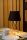 Tischleuchte Stoff Schwarz Chrom E14 H:30 cm blendarm
