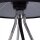 Tischleuchte Stoff Schwarz Chrom E14 H:30 cm blendarm