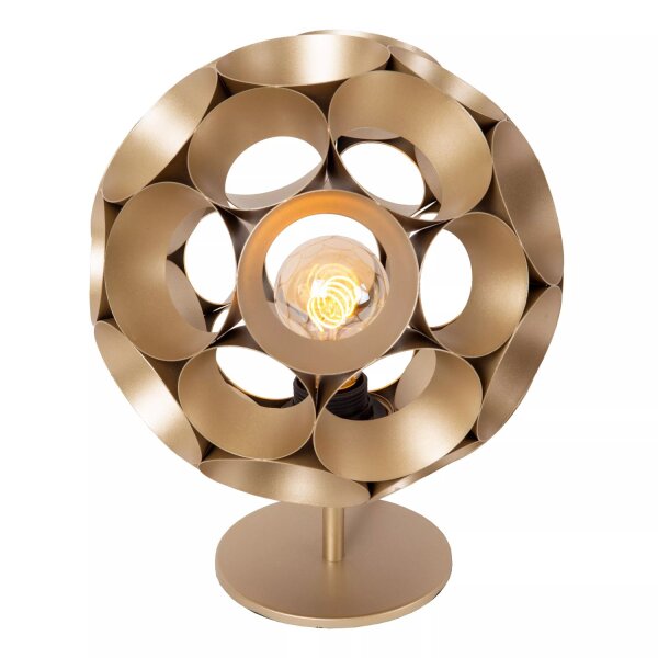 Elegante Tischlampe Metall Gold E27 29,2 cm Modern