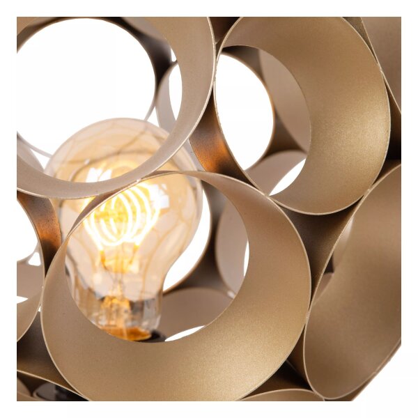 Elegante Tischlampe Metall Gold E27 29,2 cm Modern