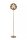 Stehlampe Metall Kugel Gold E27 H:149 cm elegant Modern