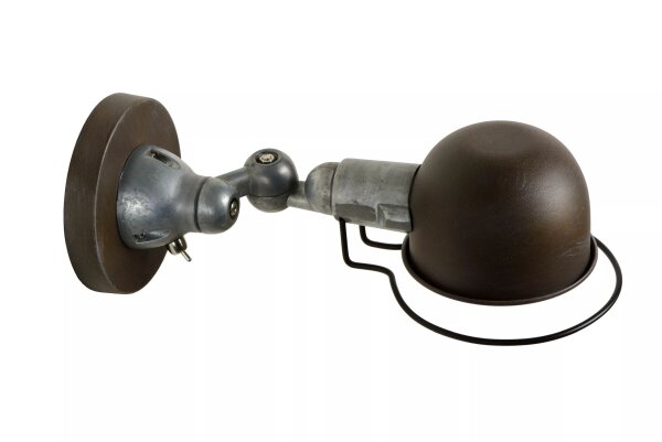 Wandspot Industrial Rostbraun T:28,2 cm E14 flexibel