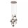 LED Hängelampe Rauchglas Aluminium Kupfer 2200-3300 K