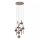 LED Hängelampe Rauchglas Aluminium Kupfer 2200-3300 K