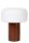 Natürliche Tischlampe Holz Glas Natur Weiß E14 28 cm