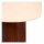 Natürliche Tischlampe Holz Glas Natur Weiß E14 28 cm