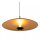 LED Pendelleuchte Aluminium Schwarz Gold 2700 K Ø60 cm