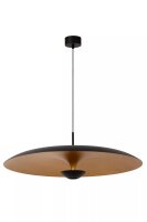 LED Hängeleuchte Aluminium Schwarz Gold 2700 K...