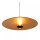LED Hängeleuchte Aluminium Schwarz Gold 2700 K Ø80 cm