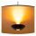 LED Hängeleuchte Aluminium Schwarz Gold 2700 K Ø80 cm
