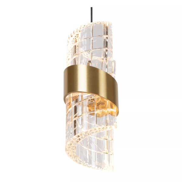 Moderne LED Hängelampe Gold Ø13 cm rund 2700 K 700 lm