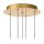 Moderne LED Pendelleuchte Gold L:30 cm 2700 K 5-flammig