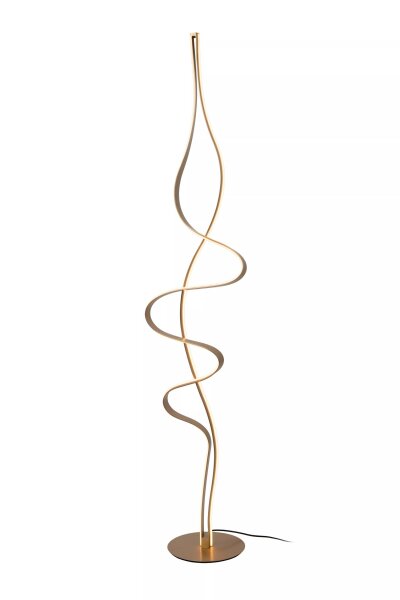 LED Stehlampe Gold Modern 163 cm 38 W 2700 K warmweiß