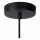 Pendelleuchte Metall Schwarz rund Ø11 cm E27 Modern
