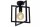 Schwarze Deckenlampe Metall H:26 cm E27 Vintage
