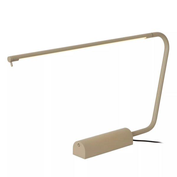 LED Tischlampe Touch dimmbar Taupe 6 W 2700 K 33 cm