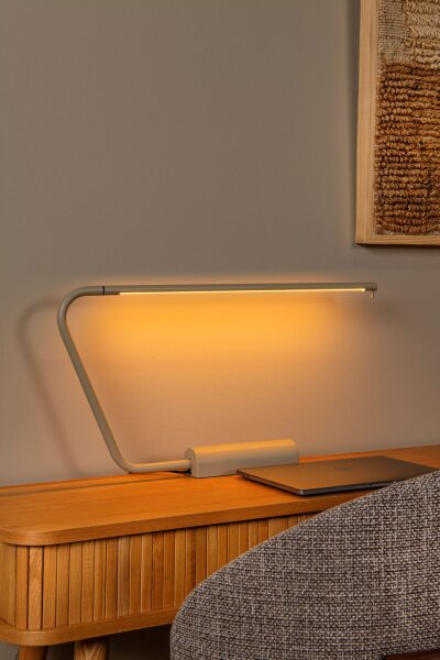 LED Tischlampe Touch dimmbar Taupe 6 W 2700 K 33 cm