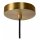 Runde Hängelampe Glas Metall Grün Gold E27 Ø20 cm
