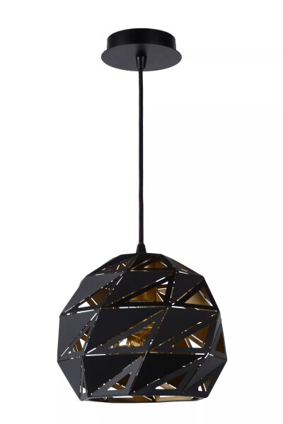 Stylische Hängeleuchte Metall Schwarz Ø25 cm E27 Modern