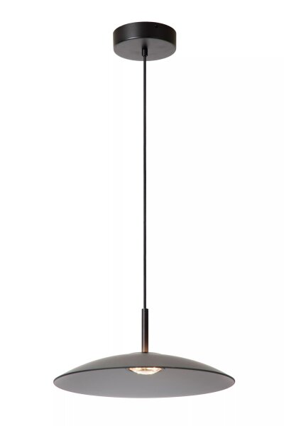 LED Hängelampe Rauchglas akzentuiert 2700 K Ø40 cm rund