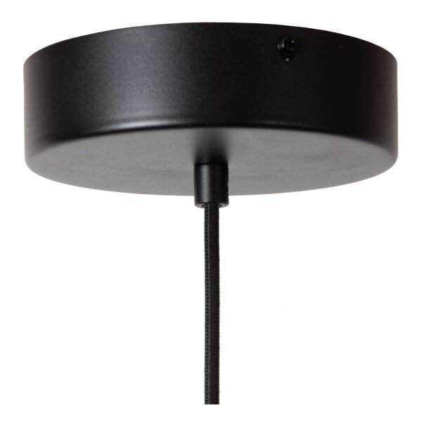 LED Hängelampe Rauchglas akzentuiert 2700 K Ø40 cm rund