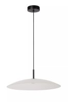 LED H&auml;ngeleuchte Glas Wei&szlig; &Oslash;60 cm 2700 K akzentuiert