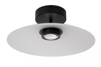 LED Deckenlampe Glas Wei&szlig; &Oslash;40 cm 2700 K akzentuiert