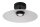 LED Deckenlampe Glas Weiß Ø40 cm 2700 K akzentuiert