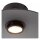 LED Deckenlampe Rauchglas 40 cm rund 2700 K akzentuiert