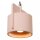 Hängeleuchte Beton Grau Pink Gelb L:25 cm E27 3-flammig