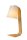 Tischleuchte Skandinavisch Holz Stoff Weiß 45 cm E14