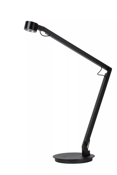 LED Schreibtischleuchte flexibel Schwarz 90 cm 3000 K
