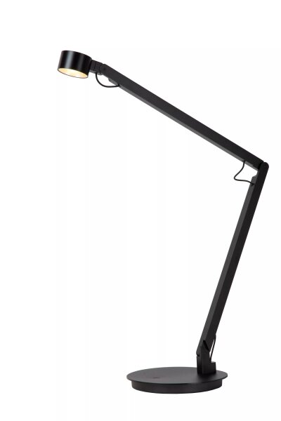 LED Schreibtischleuchte flexibel Schwarz 90 cm 3000 K