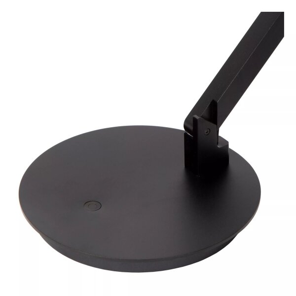 LED Schreibtischleuchte flexibel Schwarz 90 cm 3000 K
