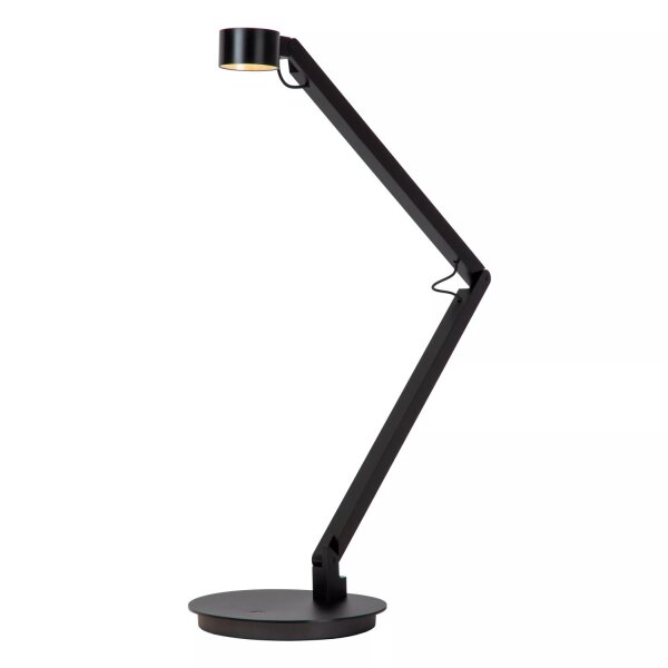 LED Schreibtischleuchte flexibel Schwarz 90 cm 3000 K
