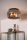 Moderne Deckenlampe Rauchglas Metall E27 Ø50 cm rund