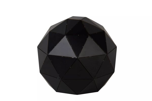 Tischlampe Metall Schwarz Modern E27 22 cm Kugelschirm