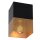Deckenlampe Industrial Schwarz Gold E27 L:10 cm Metall