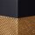 Deckenlampe Industrial Schwarz Gold E27 L:10 cm Metall