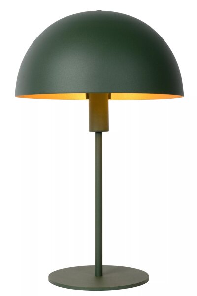 Grüne Tischlampe Metall indirekt E14 40 cm Industrie