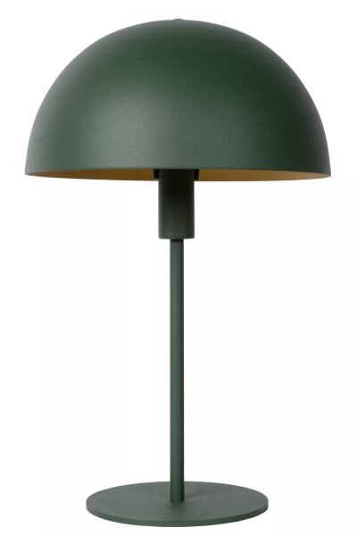 Grüne Tischlampe Metall indirekt E14 40 cm Industrie