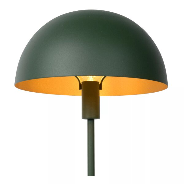 Grüne Tischlampe Metall indirekt E14 40 cm Industrie