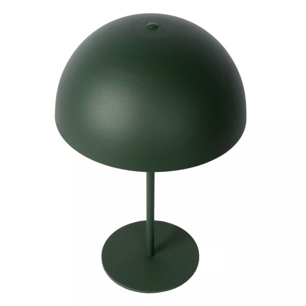 Grüne Tischlampe Metall indirekt E14 40 cm Industrie