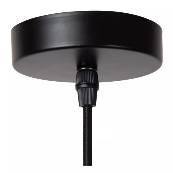 Hängelampe blendarm Filz Grau E27 rund Ø30 cm Modern