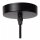 Hängelampe blendarm Filz Schwarz E27 rund Ø40 cm Modern