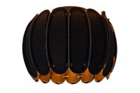Deckenleuchte Schwarz Filz Modern E27 &Oslash;30 cm blendarm
